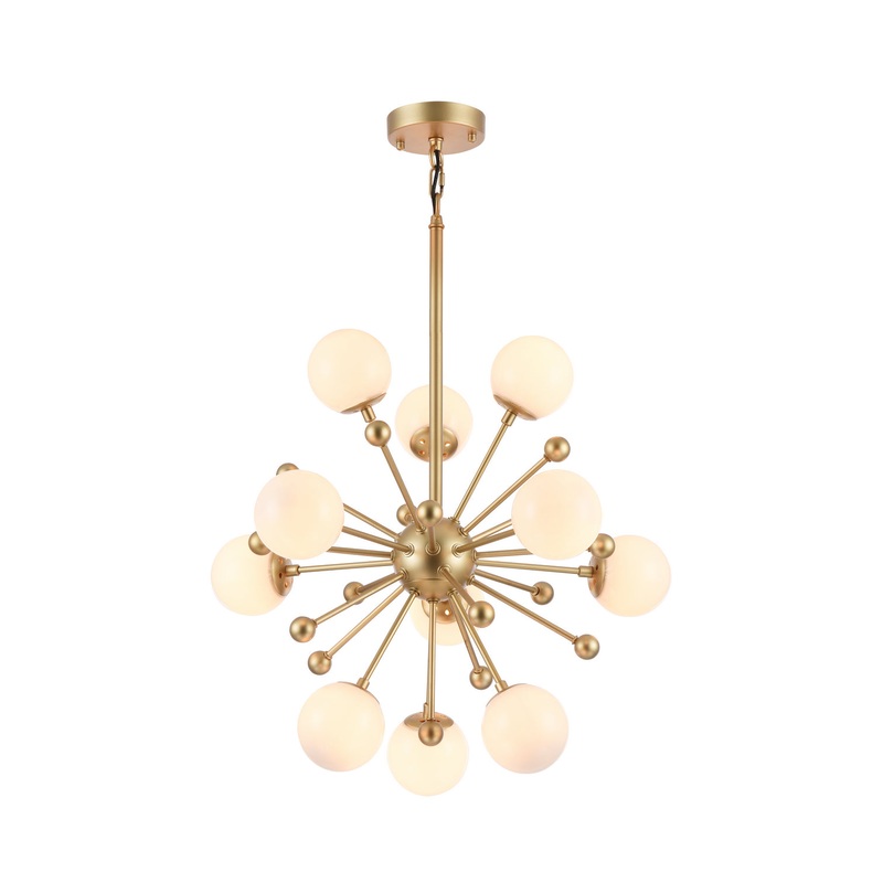 11 Light Chandelier in Gold