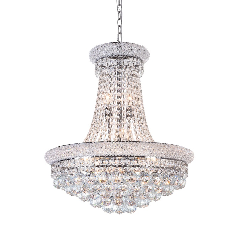 13 Light Chandelier in Chrome