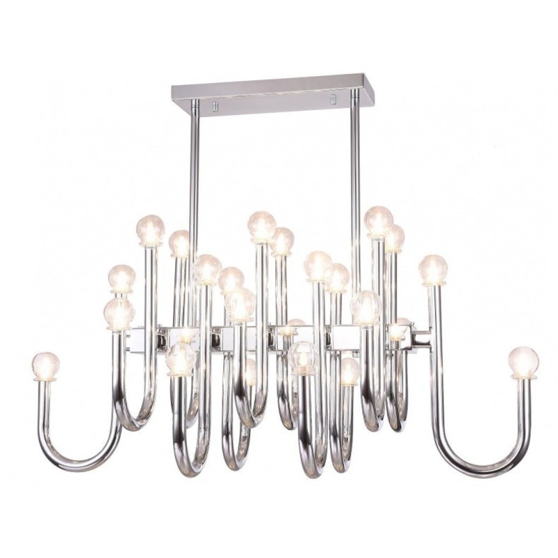 24 Light Chandelier in Chrome