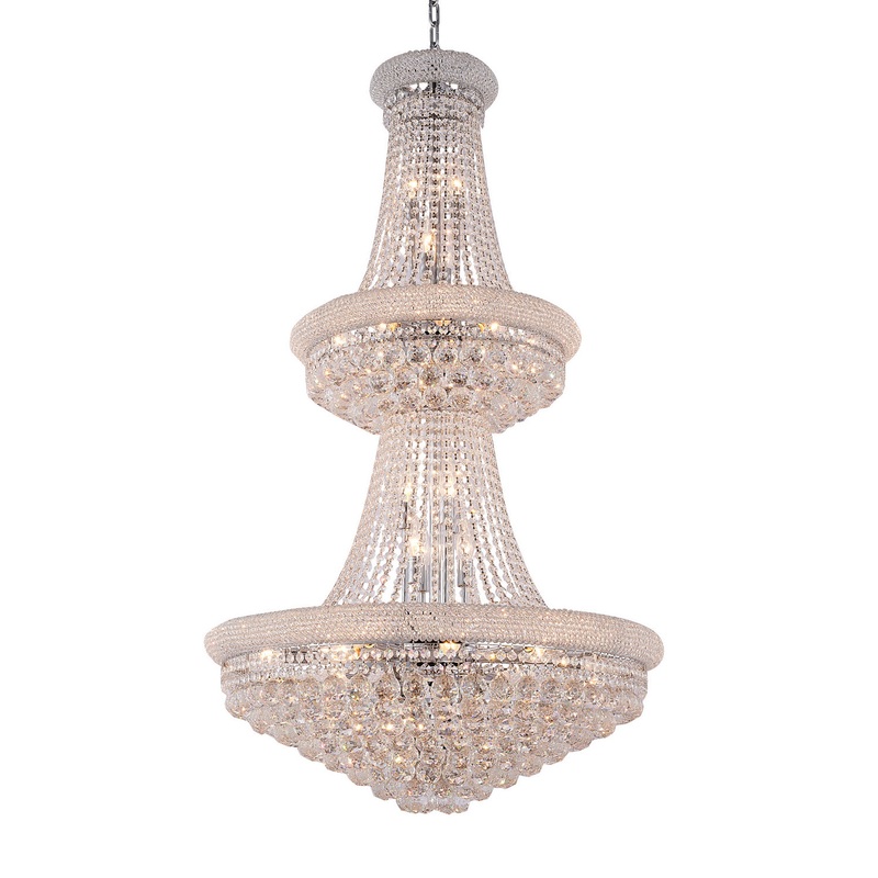 32 Light Chandelier in Chrome
