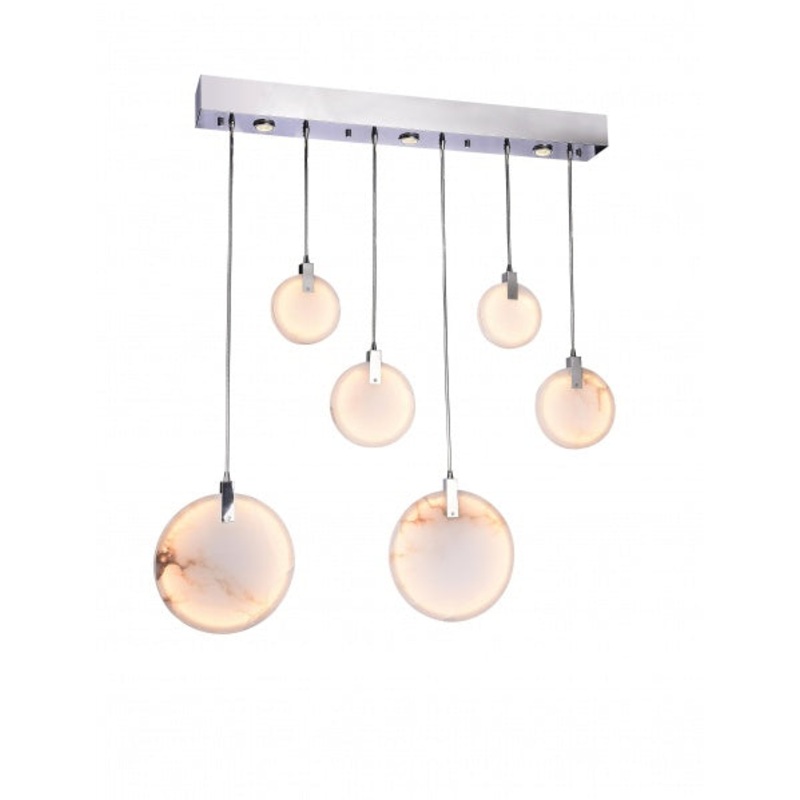 LED Island Pendant in Chrome