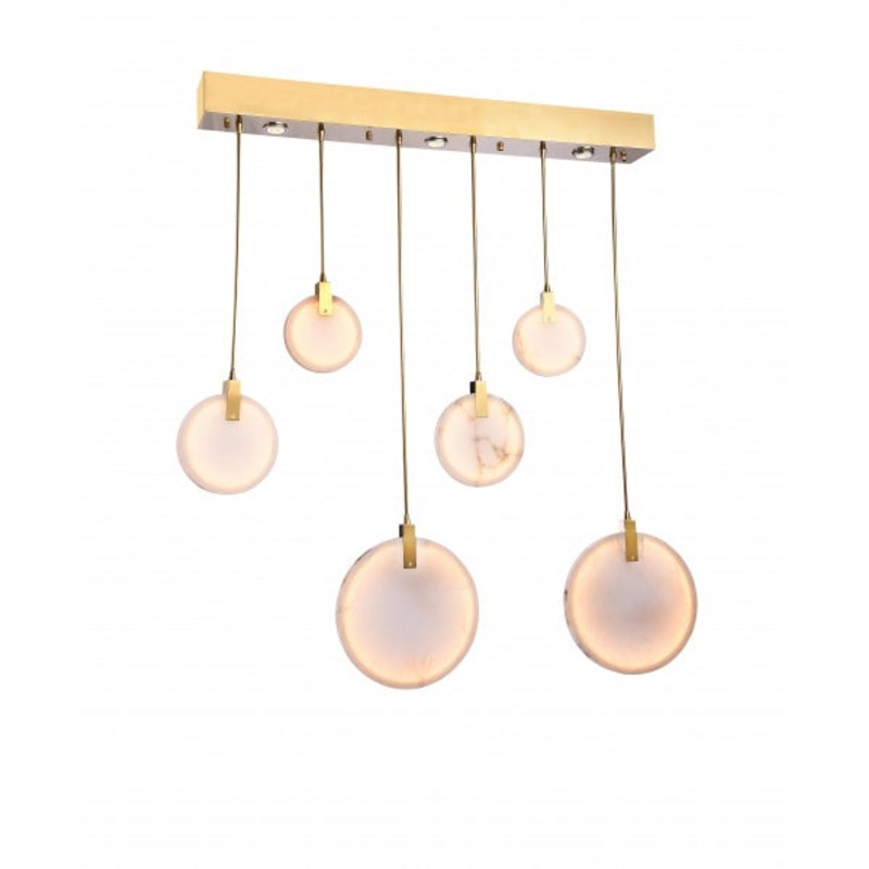 LED Island Pendant in Gold