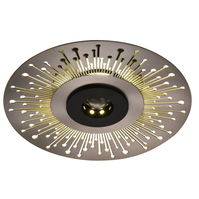 LED Wall Sconce in Shiny Nickel