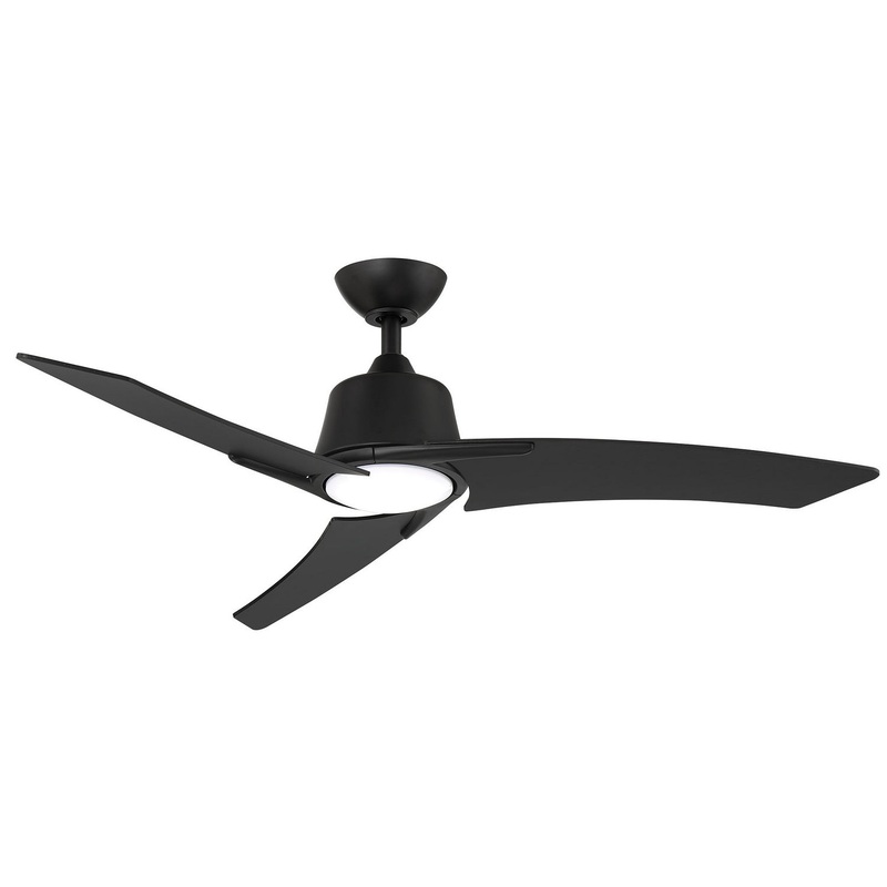 McKenzie 48``Ceiling Fan in Matte Black