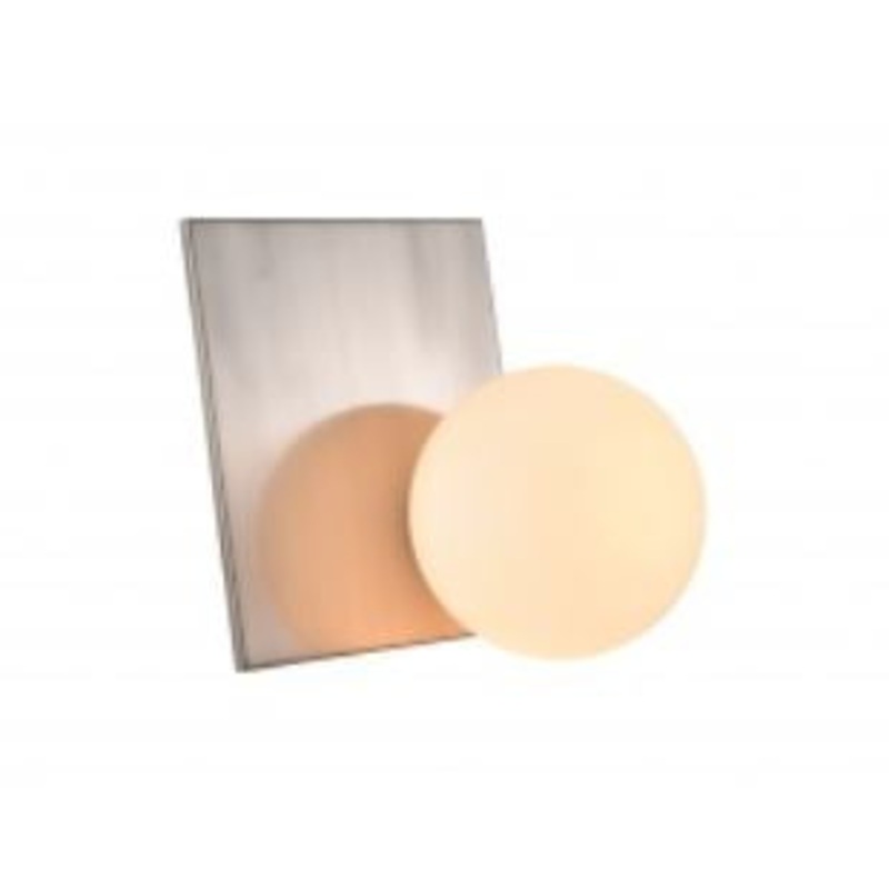 One Light Table Lamp in Shiny Nickel