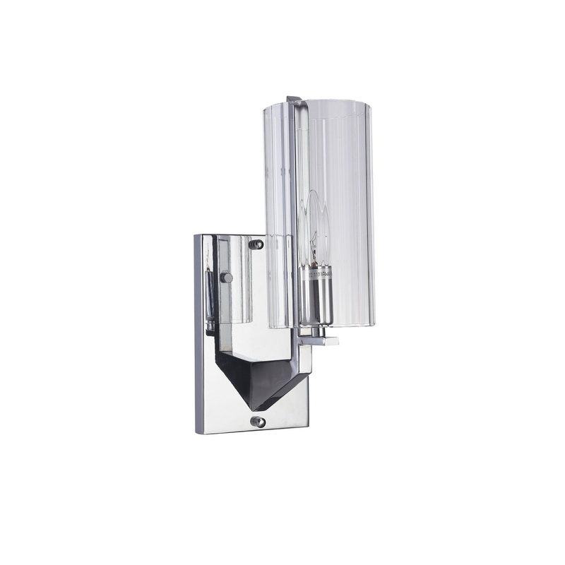One Light Wall Sconce in Chrome