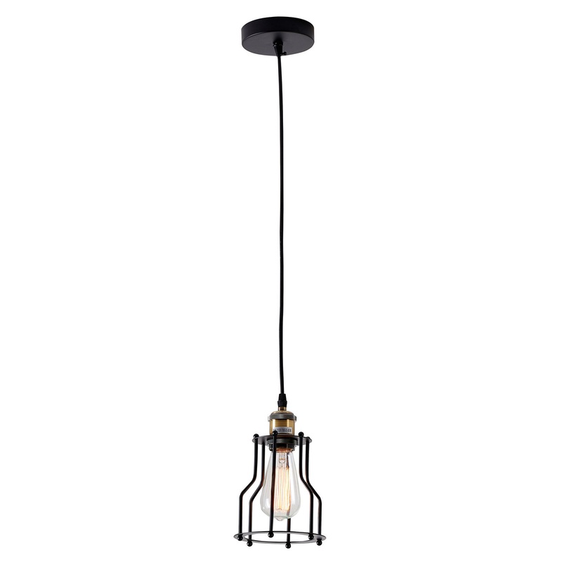 Pendant One Light Pendant in Black