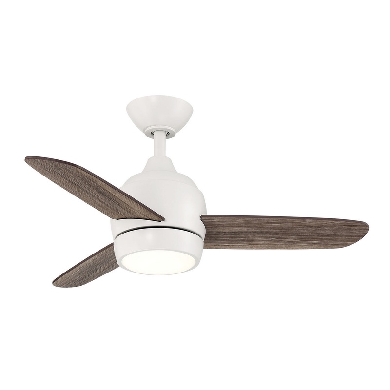 The Mini 36``Ceiling Fan in Matte White