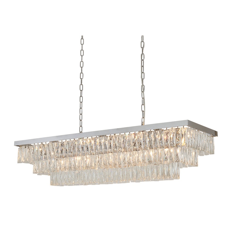 17 Light Chandelier in Chrome