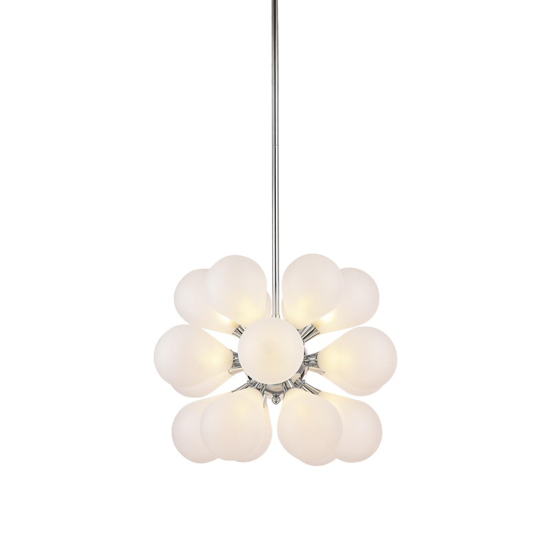 19 Light Chandelier in Chrome