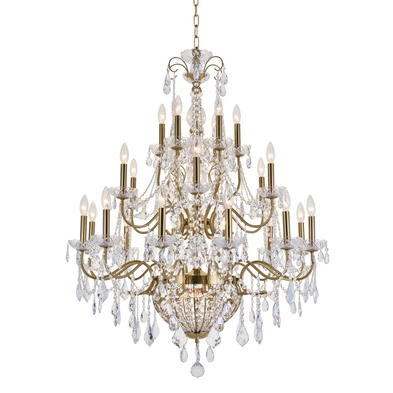 26 Light Chandelier in Copper