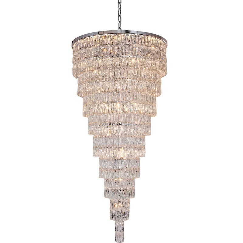 42 Light Chandelier in Chrome