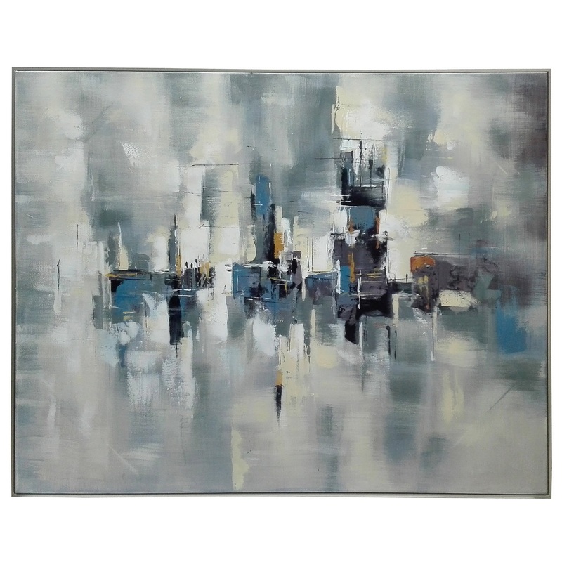 Art Painting in Blue And White