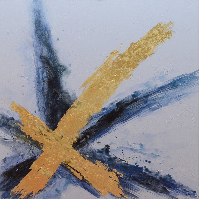 Art Painting in Gold & gold