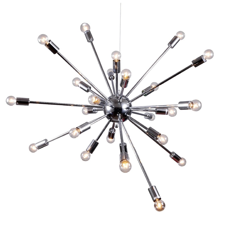 Chandelier 24 Light Chandelier in Chrome