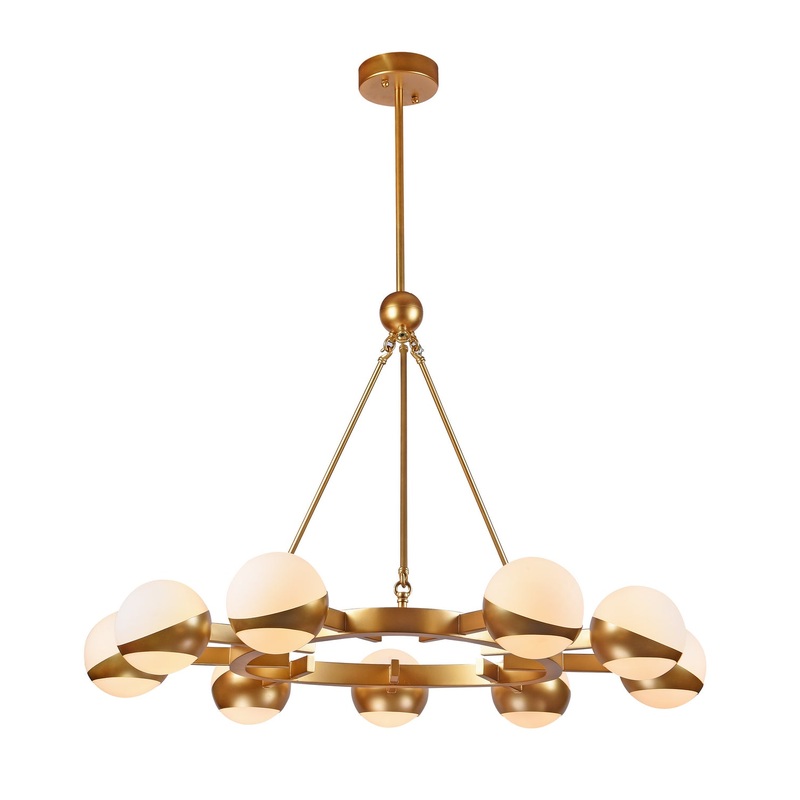 LED Ceiling Fixture in Gold