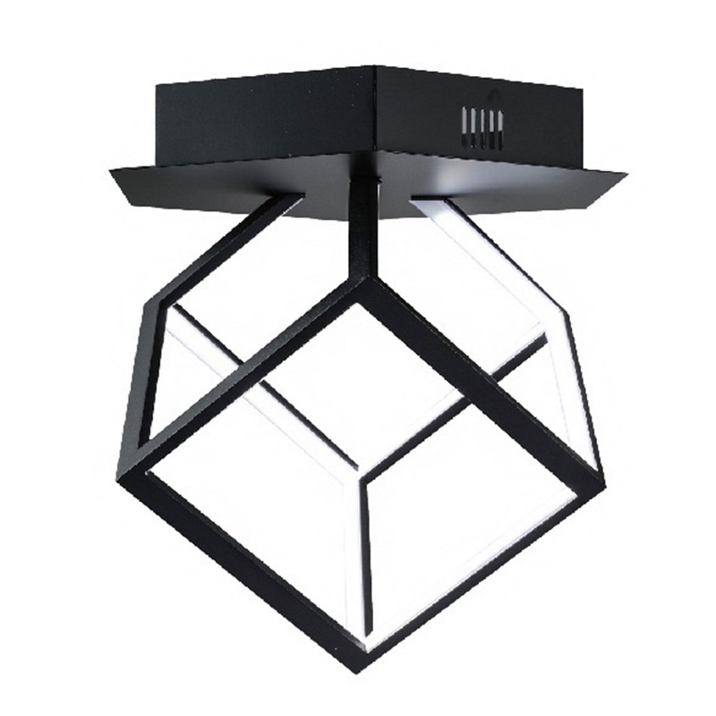 LED Flush Mount in Black