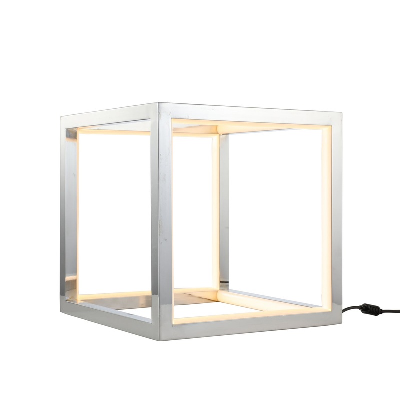 LED Table Lamp in Nickel