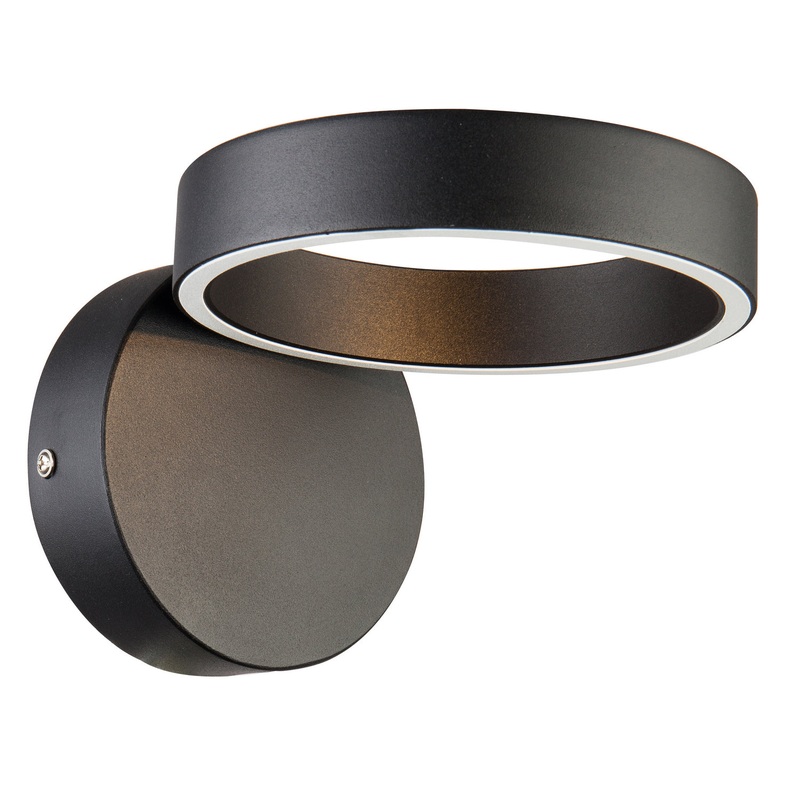 LED Wall Sconce in Sand Black