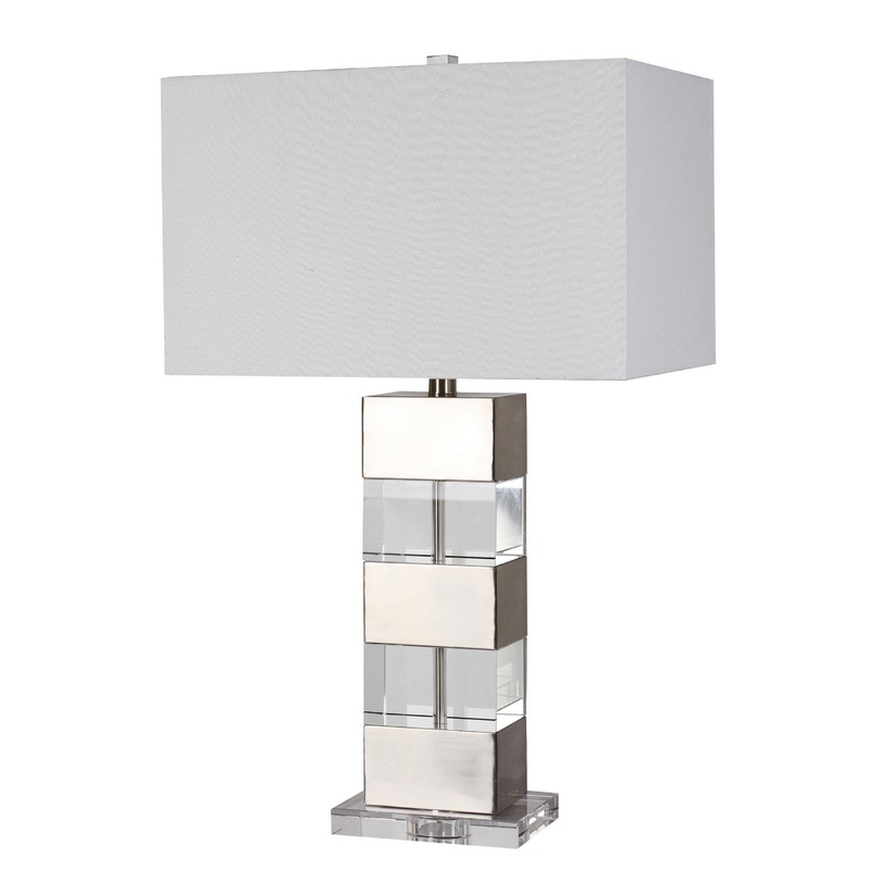 One Light Table Lamp in Chrome
