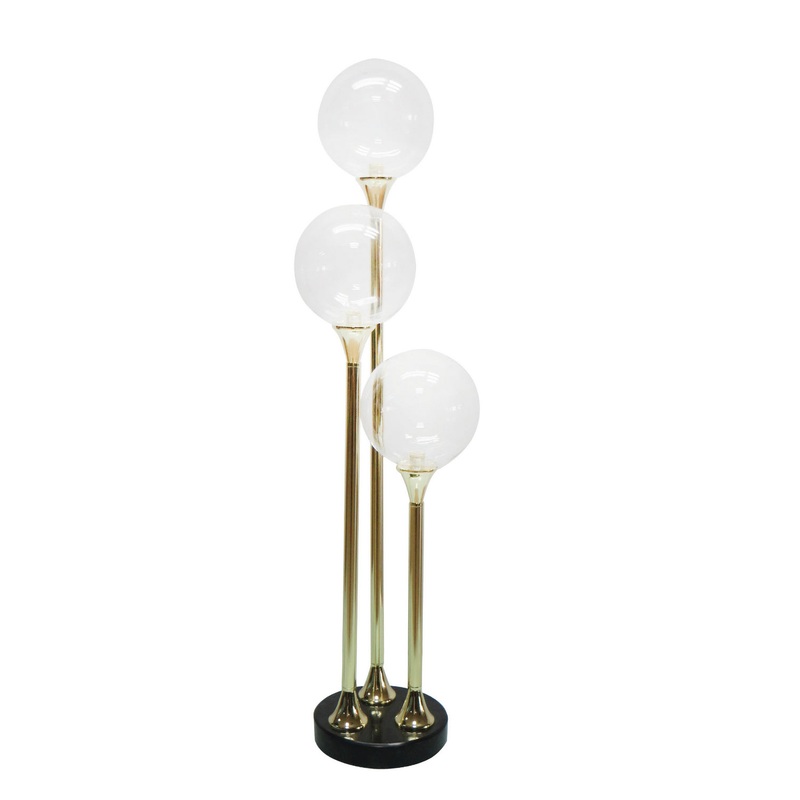 One Light Table Lamp in Polished Brass