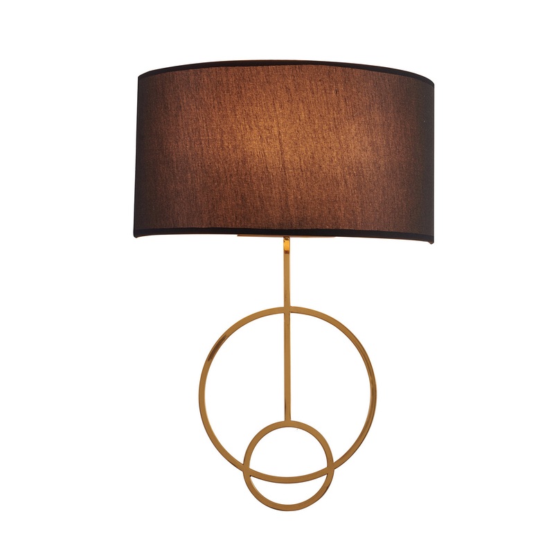 One Light Wall Sconce in Satin Brass
