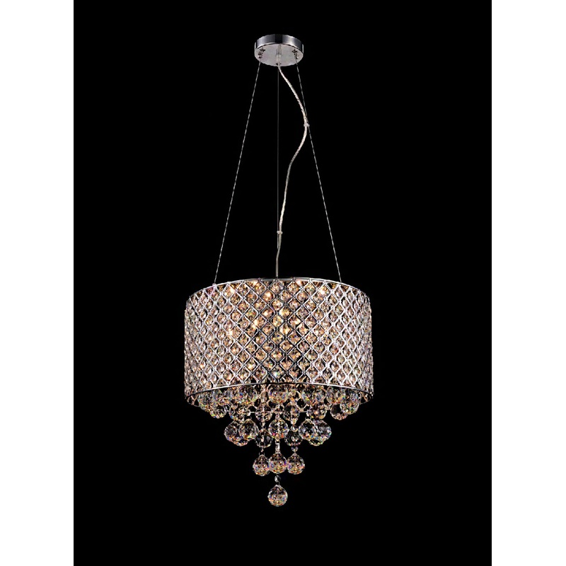 Seven Light Chandelier in Chrome