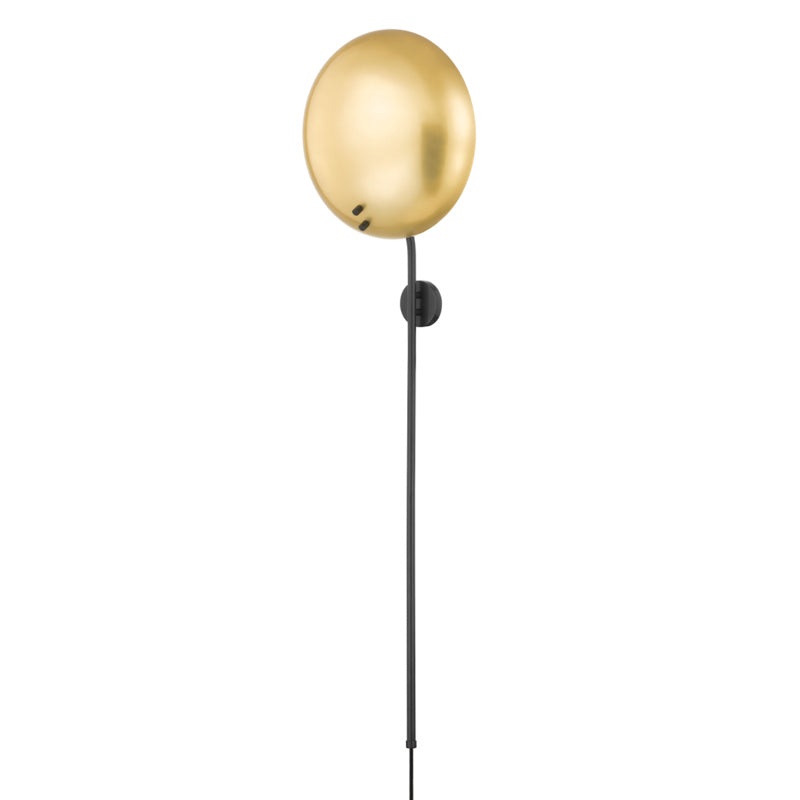 Afton One Light Plug In Wall Sconce in Aged Old Bronze