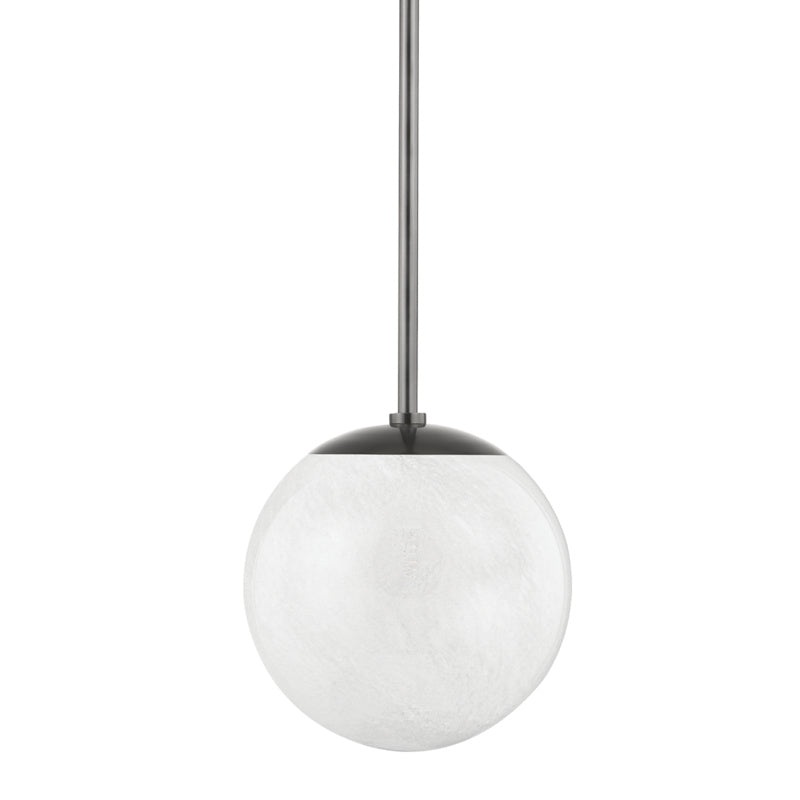 Burlington One Light Pendant in Black Nickel