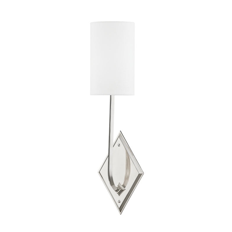 Eastern Point One Light Wall Sconce in Polished Nickel