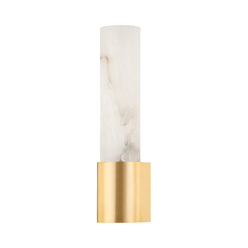 Ellington One Light Bath in Aged Brass