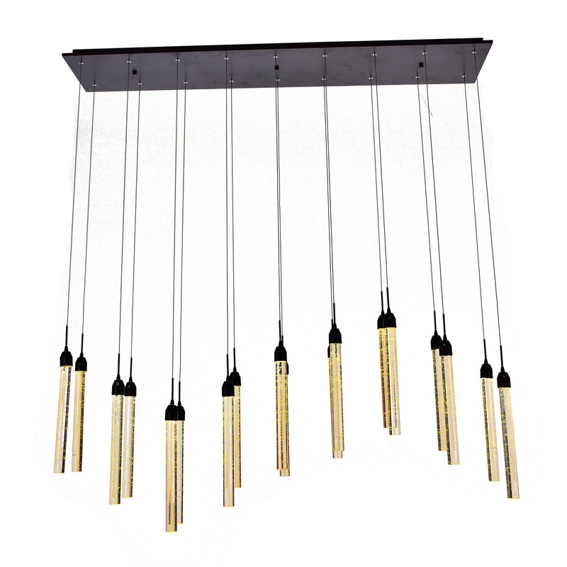 LED Lighting in Dark Brown