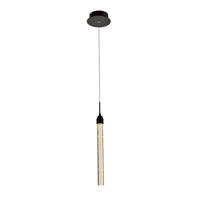 LED Pendant in Dark Brown