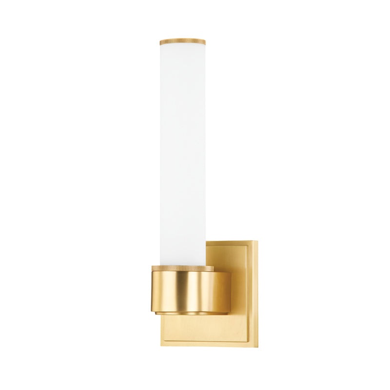 Mill Valley One Light Wall Sconce in Aged Brass