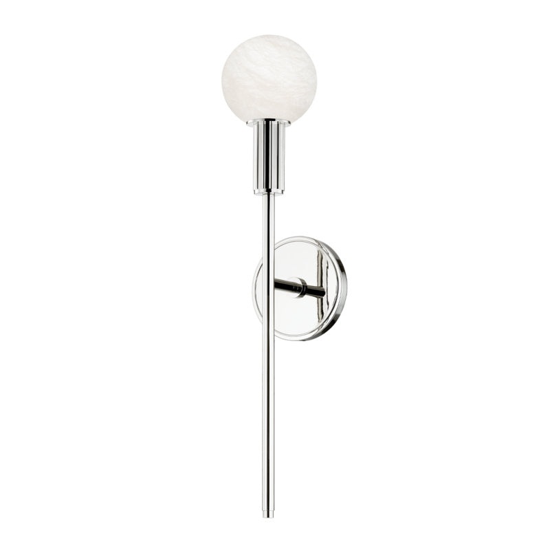 Murray Hill One Light Wall Sconce in Polished Nickel