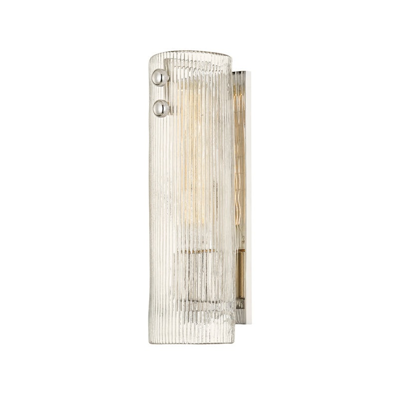 Prospect Park One Light Wall Sconce in Polished Nickel