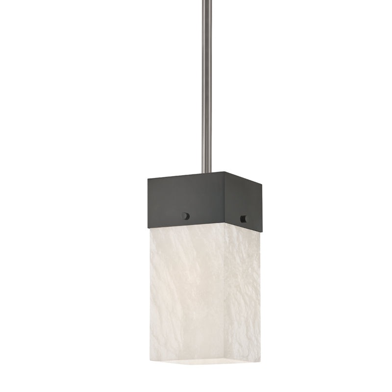 Times Square One Light Pendant in Black Nickel