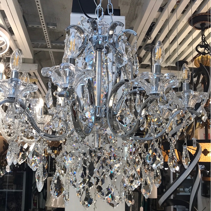 Archer 8 Light Chandelier in Chrome