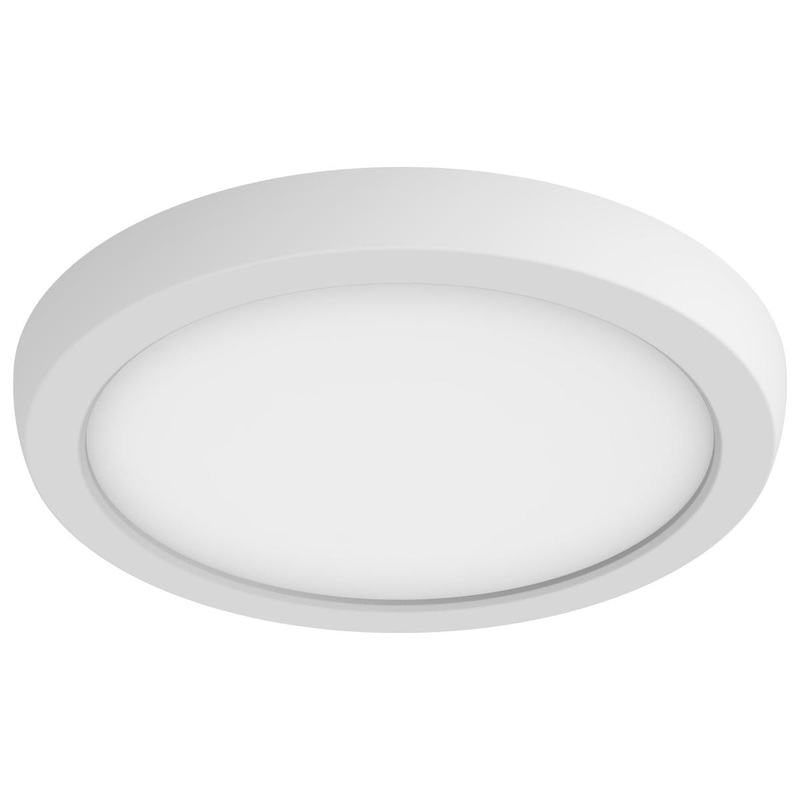 Blink - 11W; 7in; LED Fixture; CCT Selectable; Round Shape; White Finish; 120V