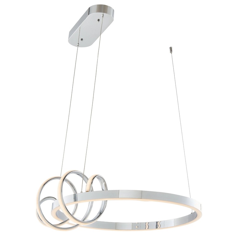 Salzburg Round Chandelier in Chrome