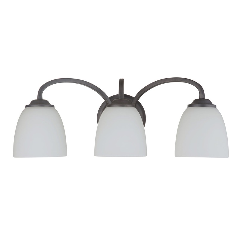Serene Three Light Vanity in Espresso