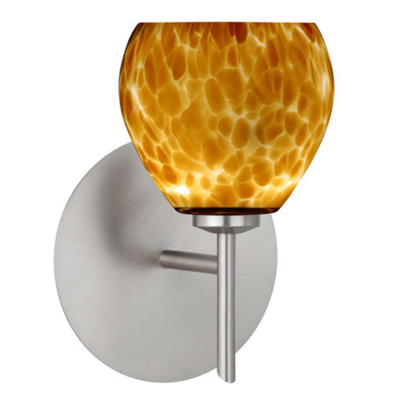 Tay Tay One Light Wall Sconce in Satin Nickel