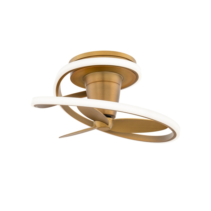 VELOCE CEILING FAN FLUSH MOUNT 28IN 4CCT